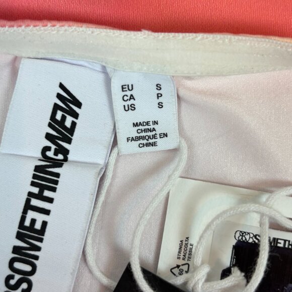 Something New Heather Strapless Tube Maxi Dress Pink and Orange Size S - Picture 5 of 7